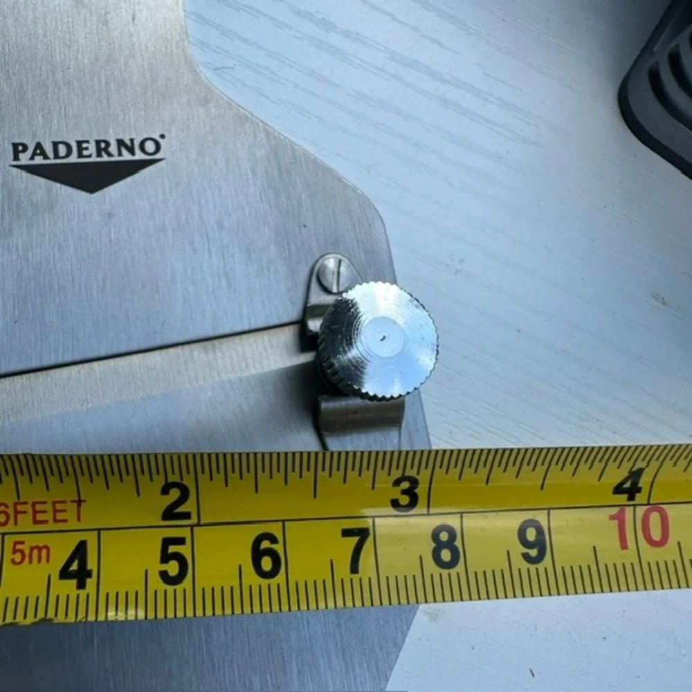 Paderno Truffle‎ Slicer Italy Inox Stainless Steel Adjustable Mandoline Silver